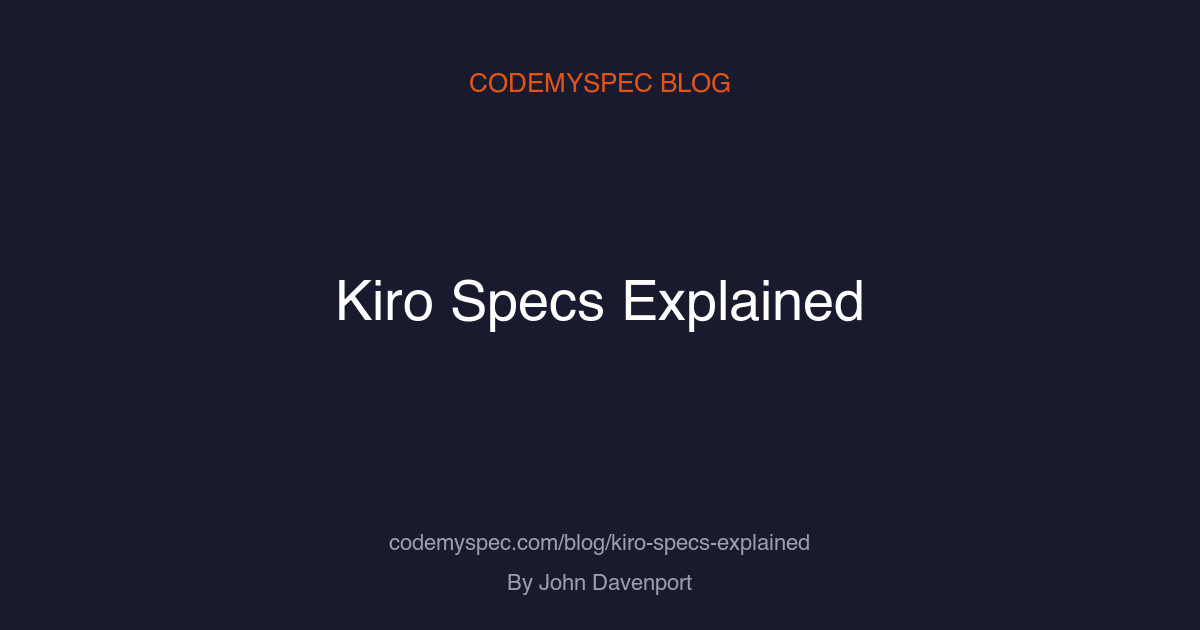 Kiro Specs Explained: EARS, Spec Mode, and the Trade-offs