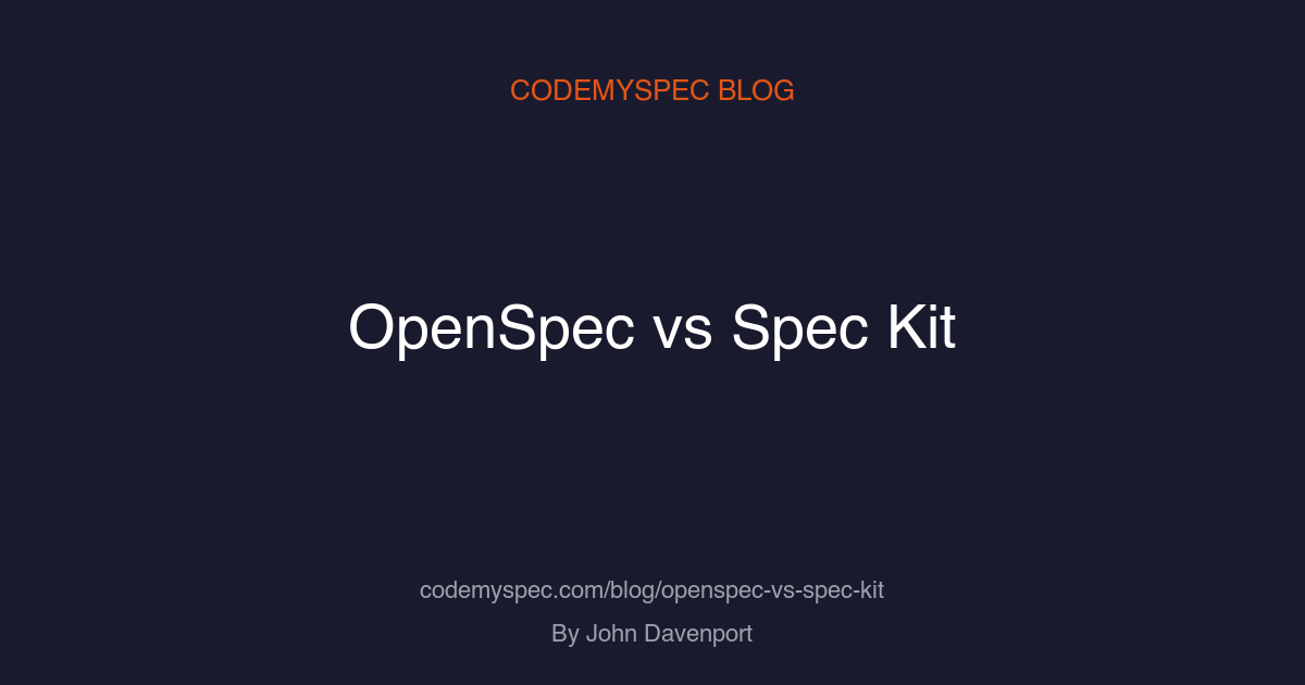OpenSpec vs Spec Kit: Lightweight vs Full Toolkit (2026)