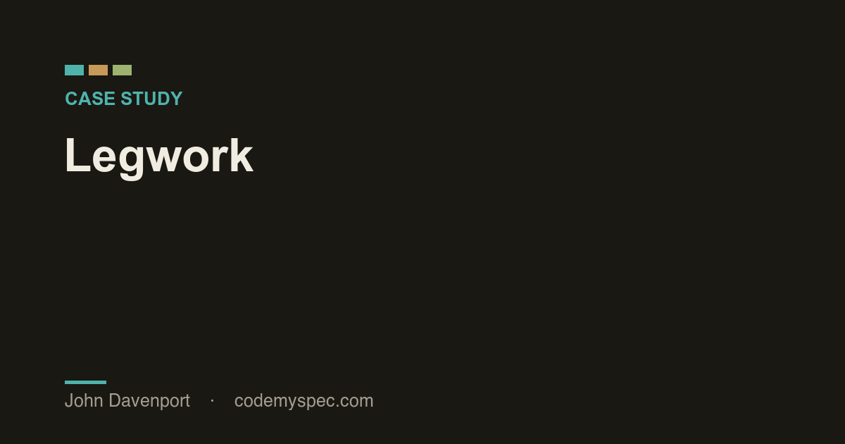 Legwork case study preview