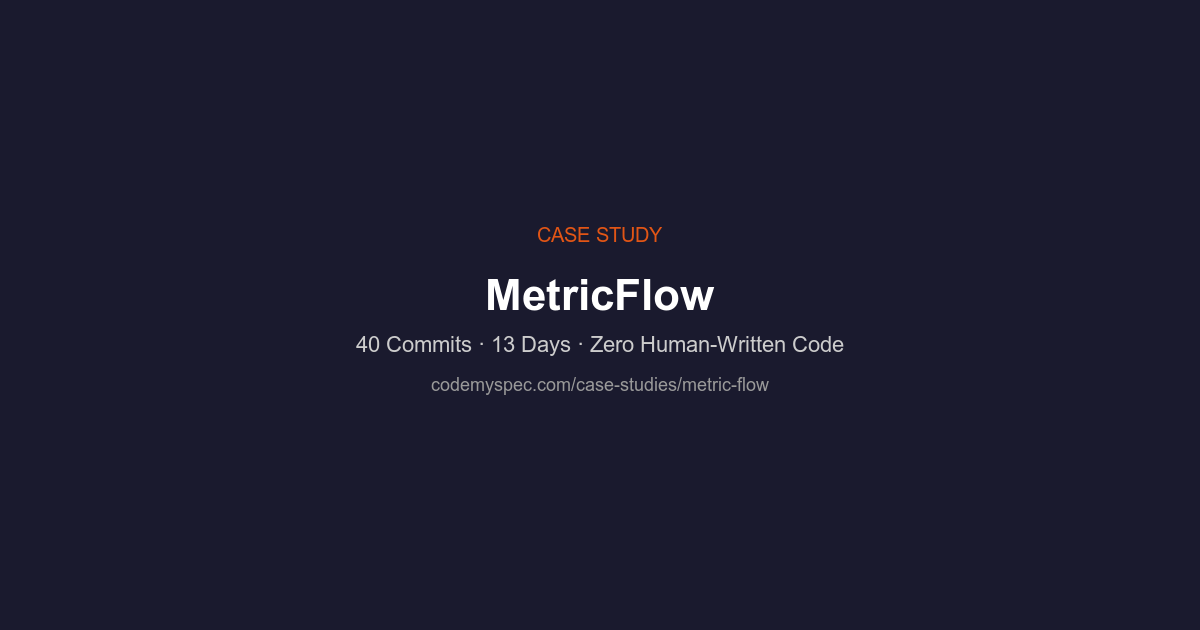 MetricFlow case study preview